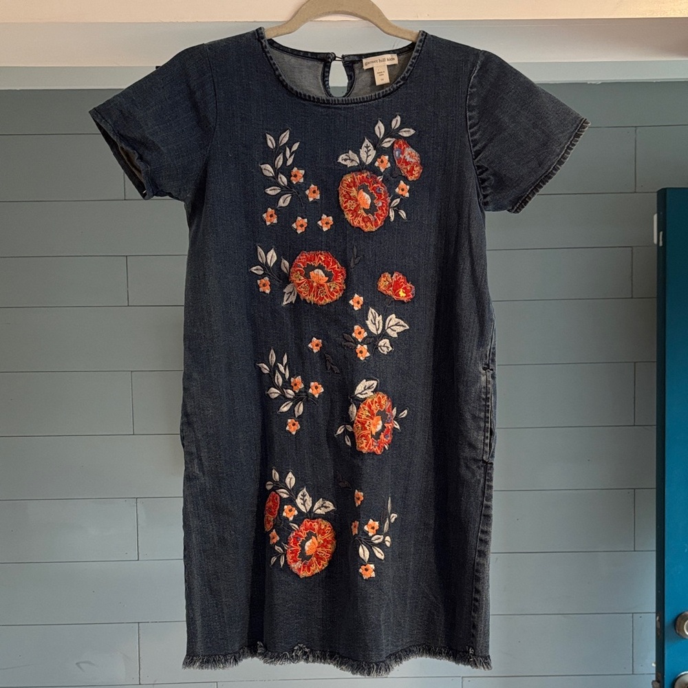 Garnet Hill Kids Denim Dress